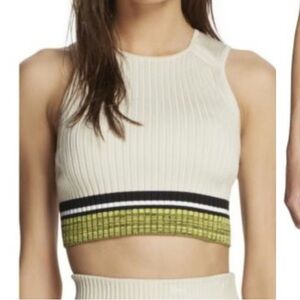 Rag & Bone Knit Ribbed Crop Tank Top Small